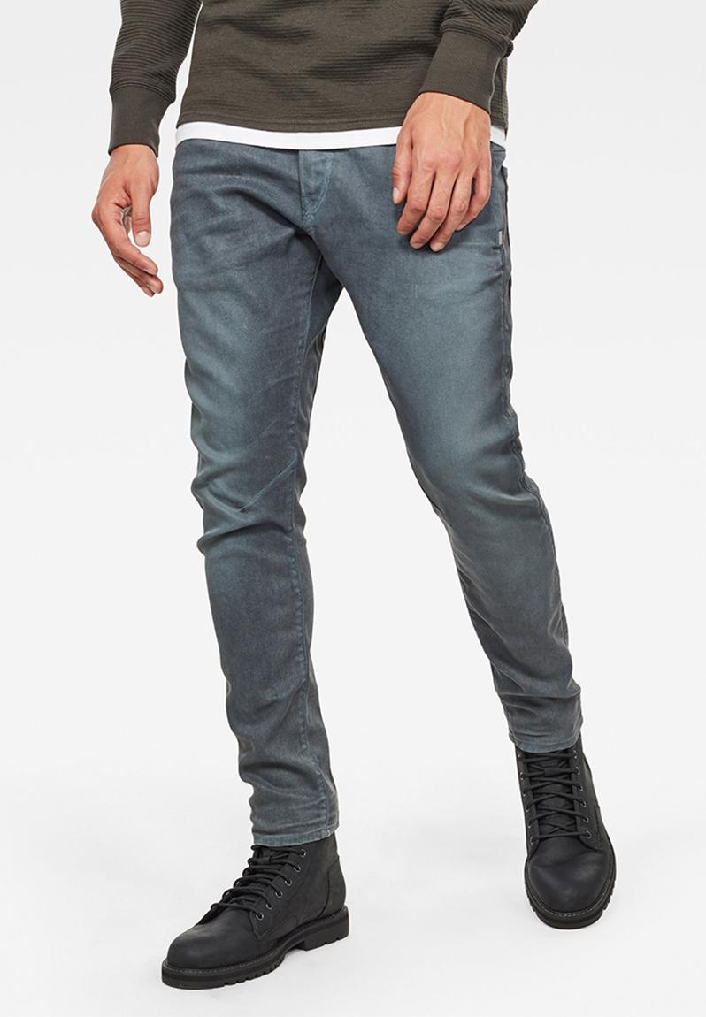 D-staq 3d slim loomer - grey r stretch denim G-Star RAW Jeans ...