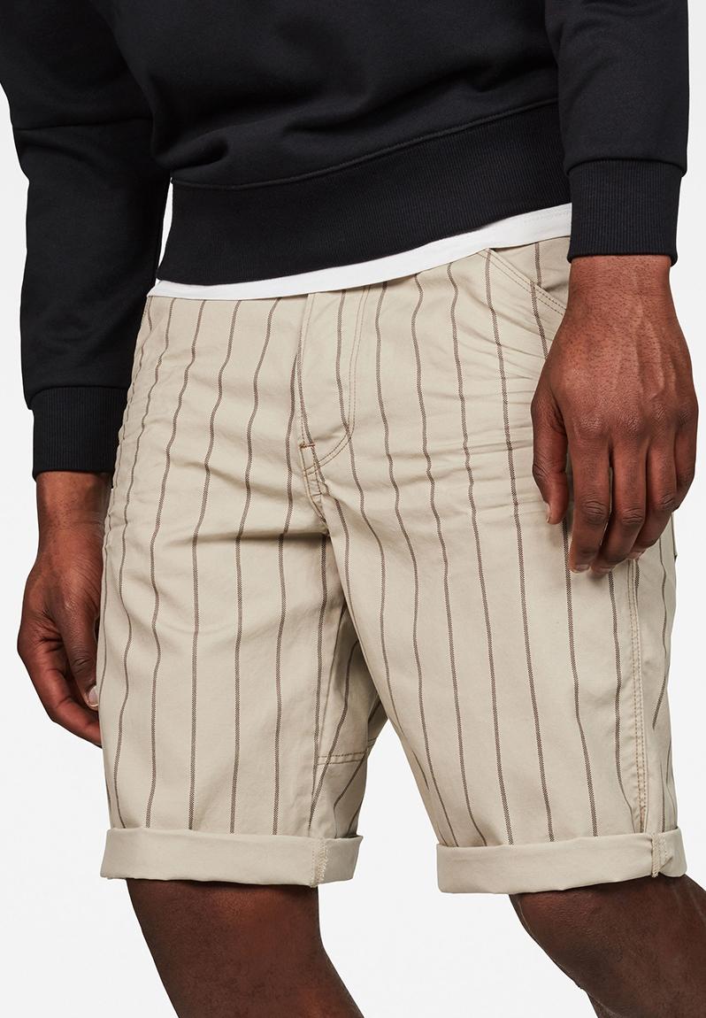 Lucas canvas pin str 2 ao shorts - khaki/praline ao G-Star RAW Shorts ...