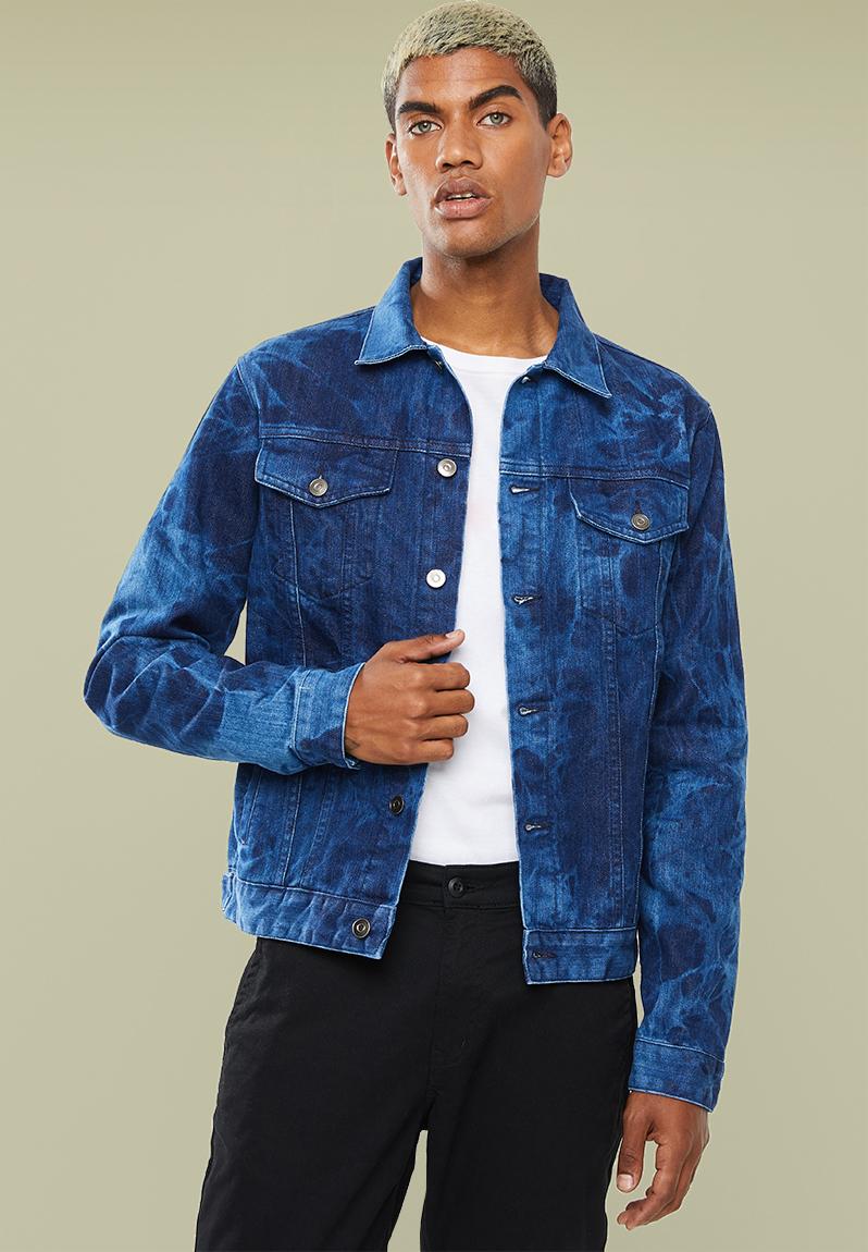 Tie dye denim trucker jacket - blue Superbalist Jackets | Superbalist.com