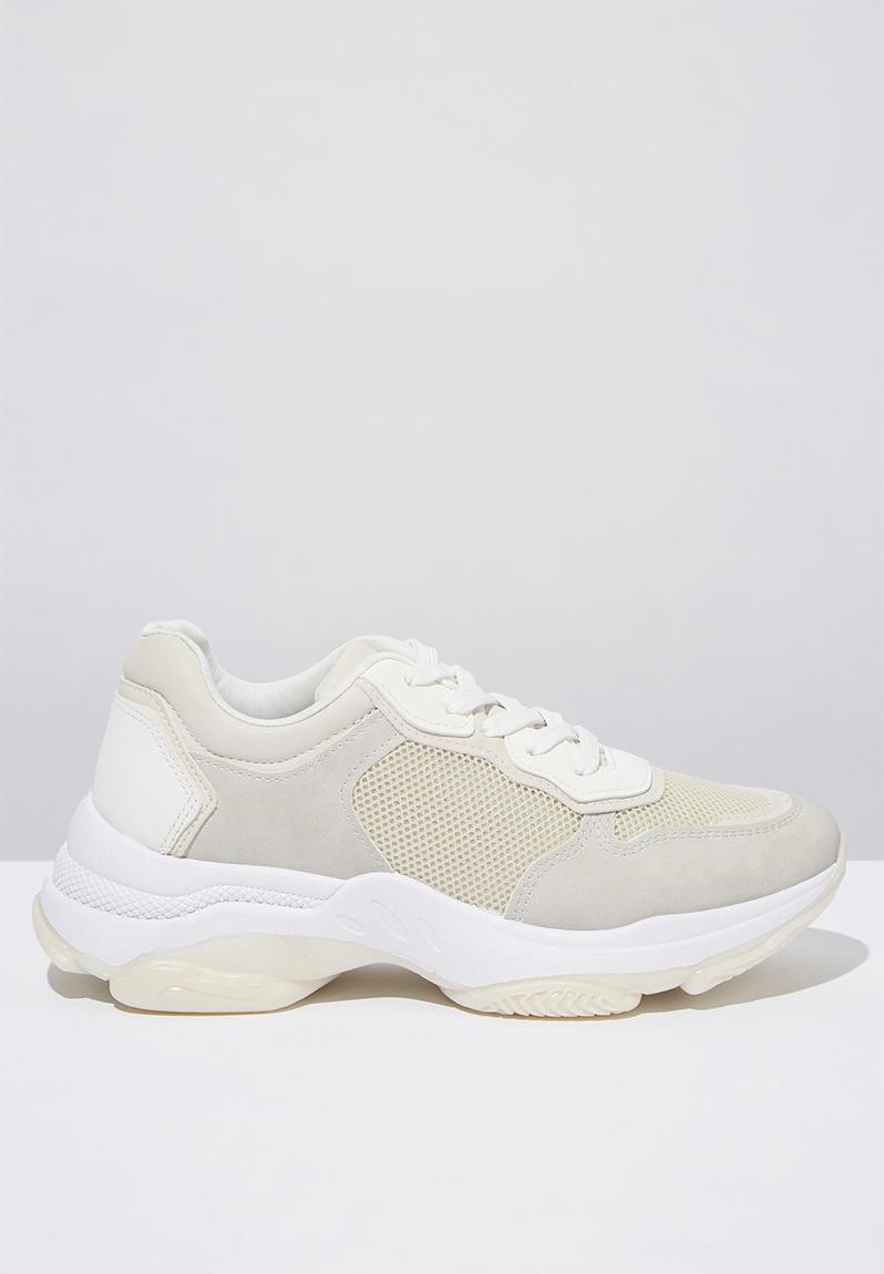 Monica sleek chunky sneaker - cream white multi Cotton On Pumps & Flats ...