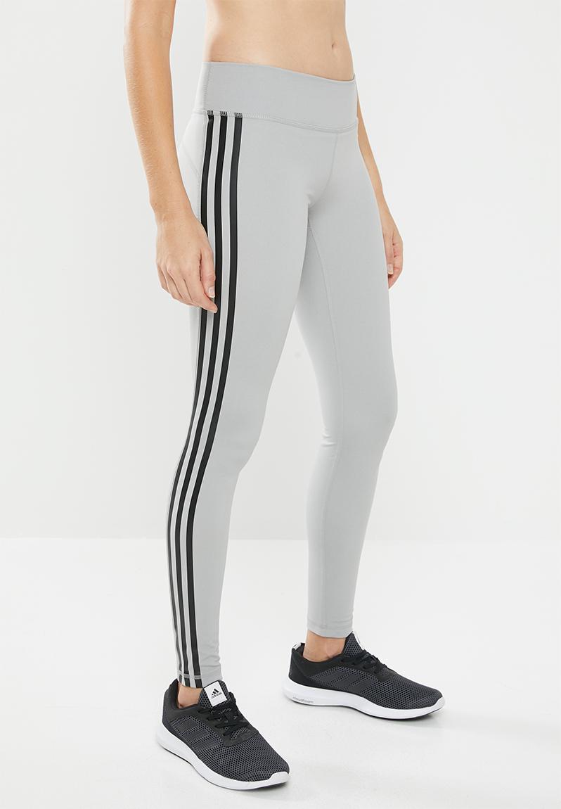 Believe this regular rise solid tights - grey adidas Bottoms ...
