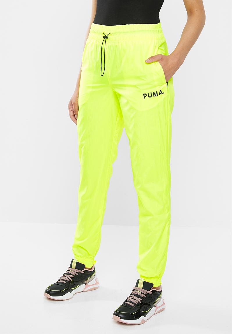 yellow puma pants