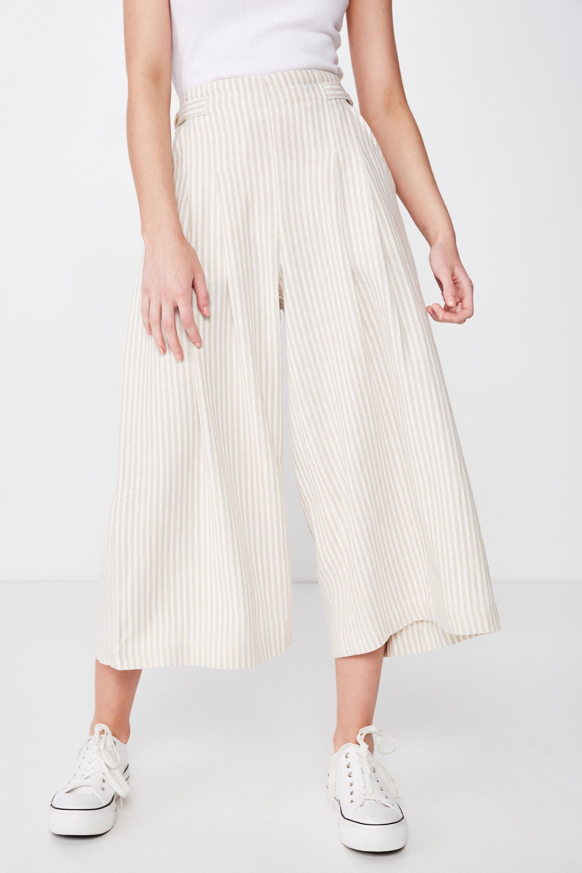 Breeze Cotton Culotte - Hayman Stripe