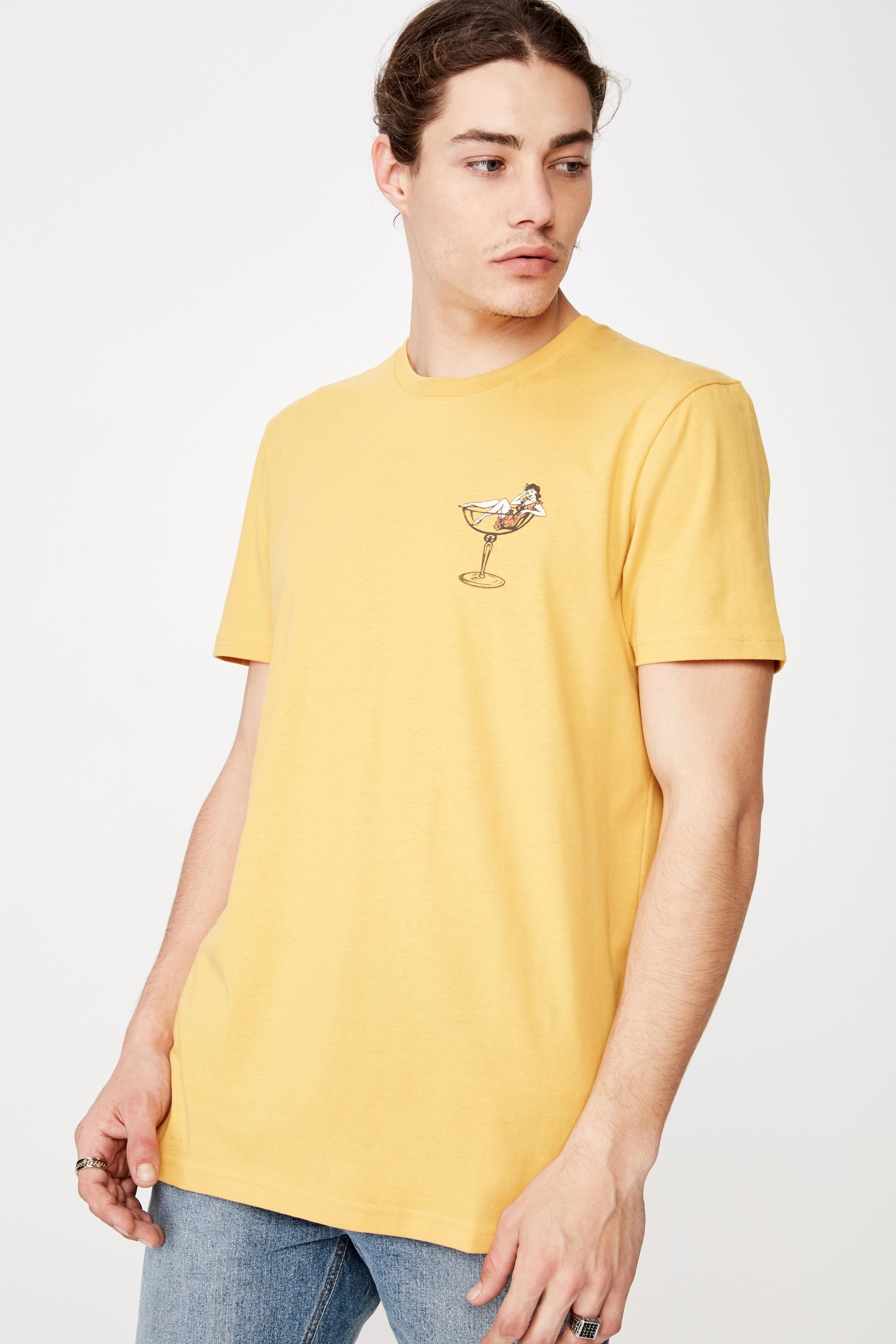 Slim graphic t shirt - cheddar/aloha Factorie T-Shirts & Vests ...