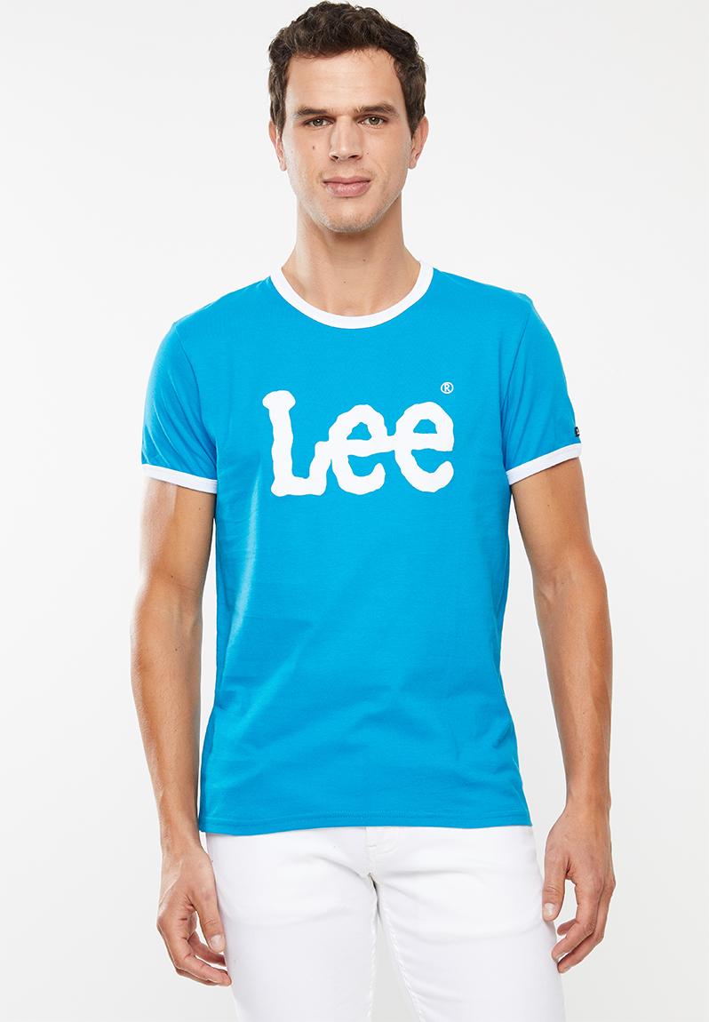 Ringer logo tee - blue Lee T-Shirts & Vests | Superbalist.com
