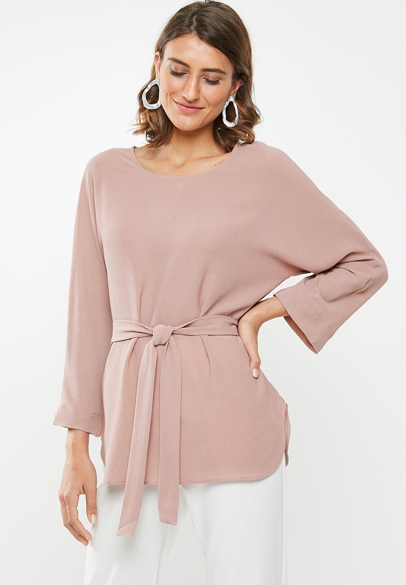 pink tunic top womens