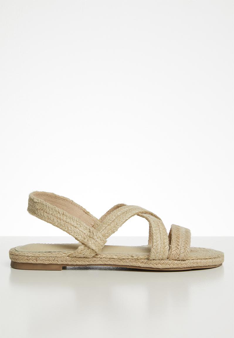 Sling back espadrille - raffia Cotton On Sandals & Flip Flops ...