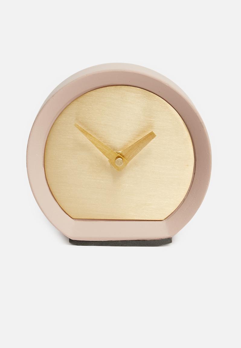 Desk Clock Pink Sixth Floor Stationery Superbalist Com