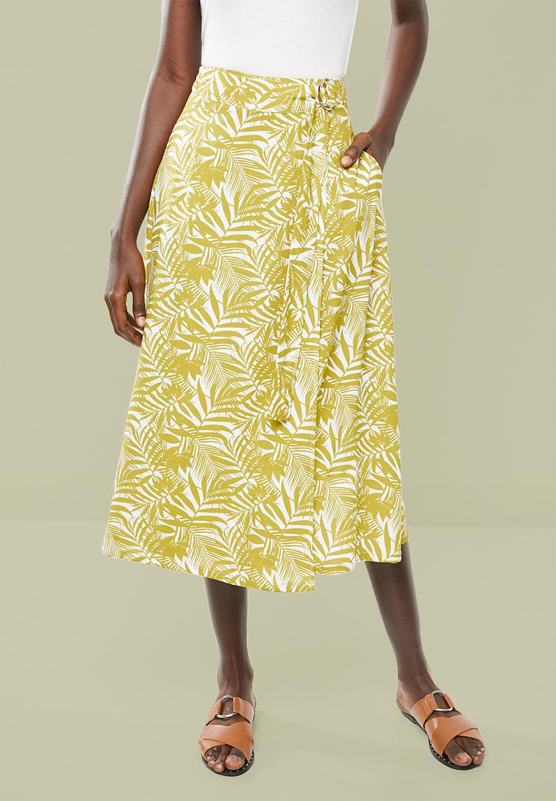 Wrap midi skirt - palm print Superbalist Skirts | Superbalist.com