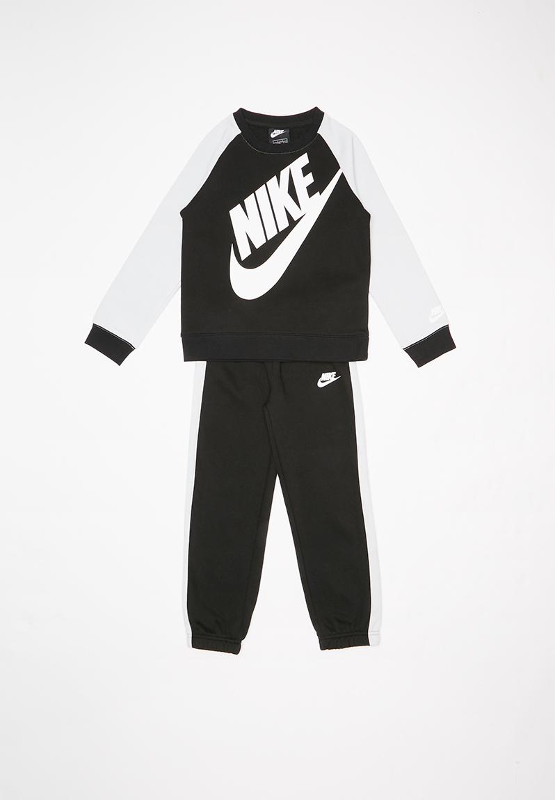 nike block futura crew sweat