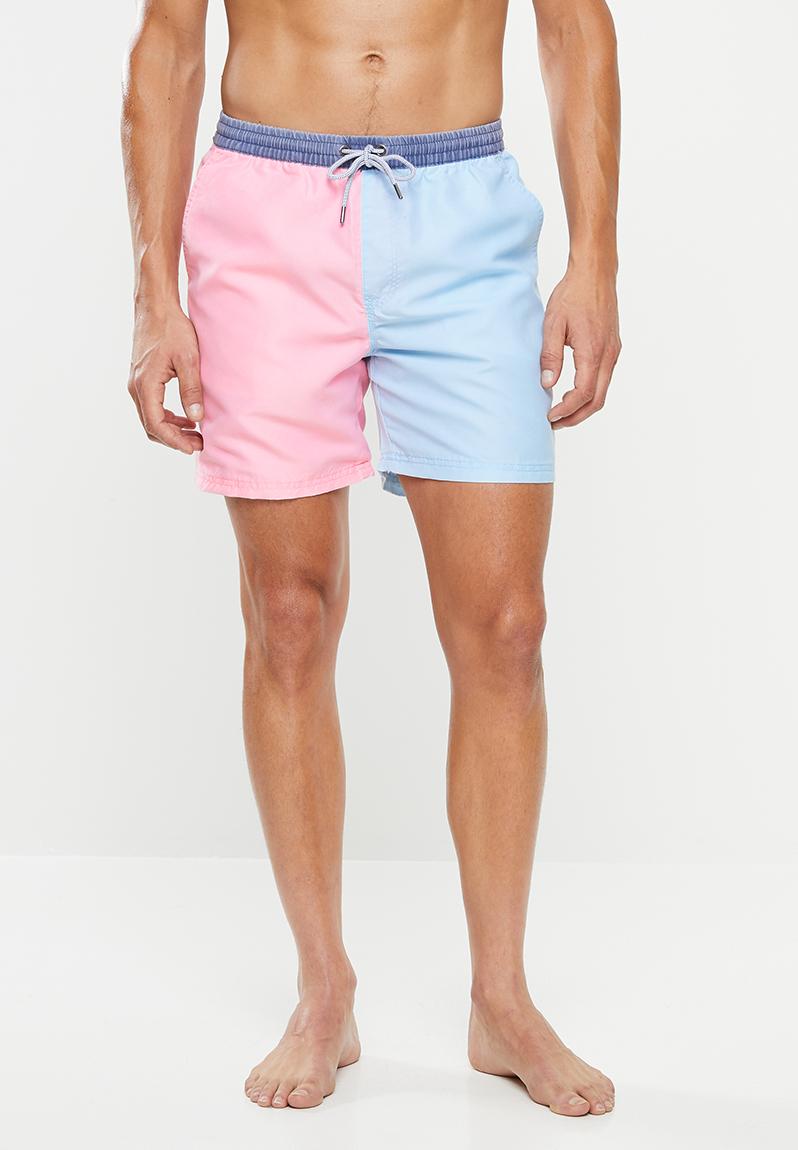 Colour block hoff short - pink/blue Cotton On Shorts | Superbalist.com