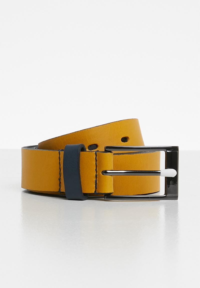 Jackson leather belt - yellow Superbalist Belts | Superbalist.com