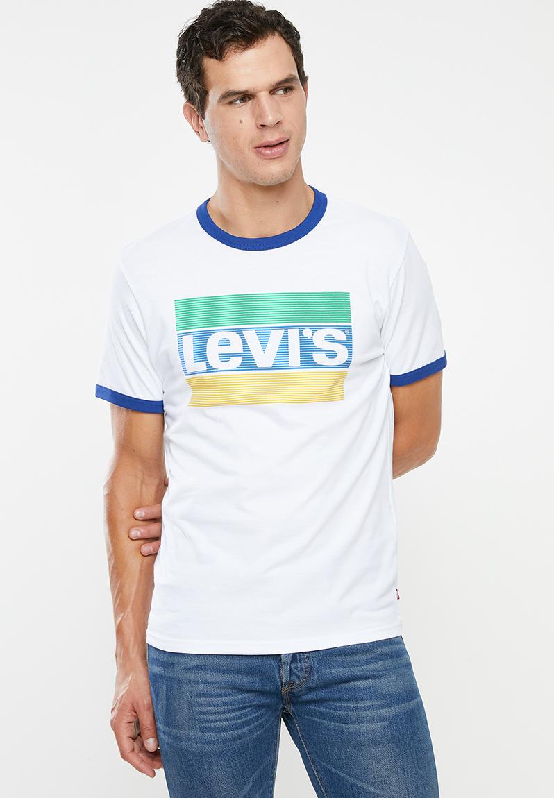 Short sleeve ringer tee - white Levi’s® T-Shirts & Vests | Superbalist.com