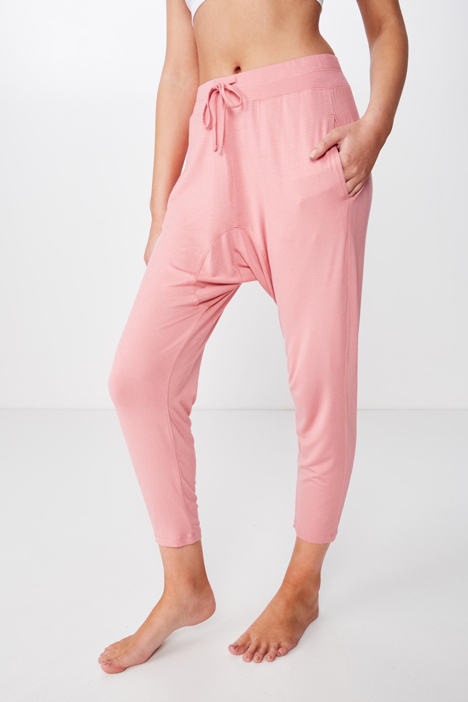 Sleep recovery drop crotch pant pink glow Cotton On Sleepwear