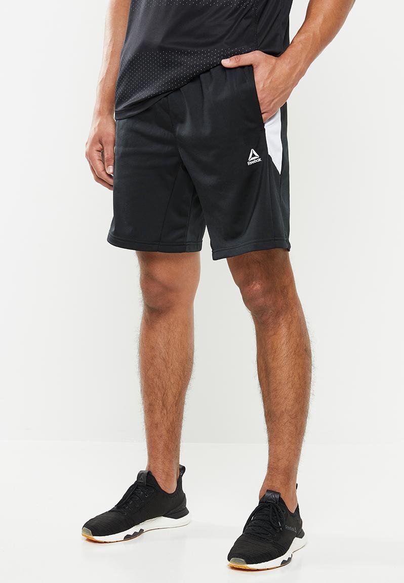 reebok shorts black