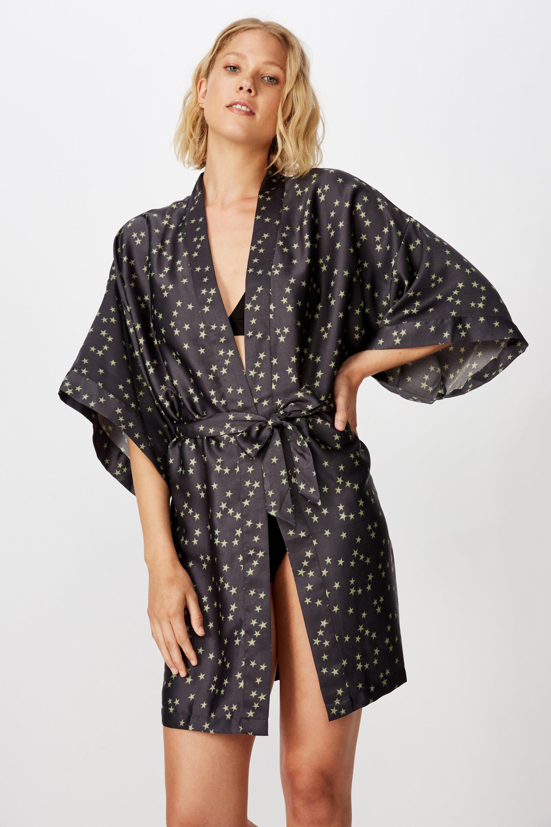 cotton on kimono gown