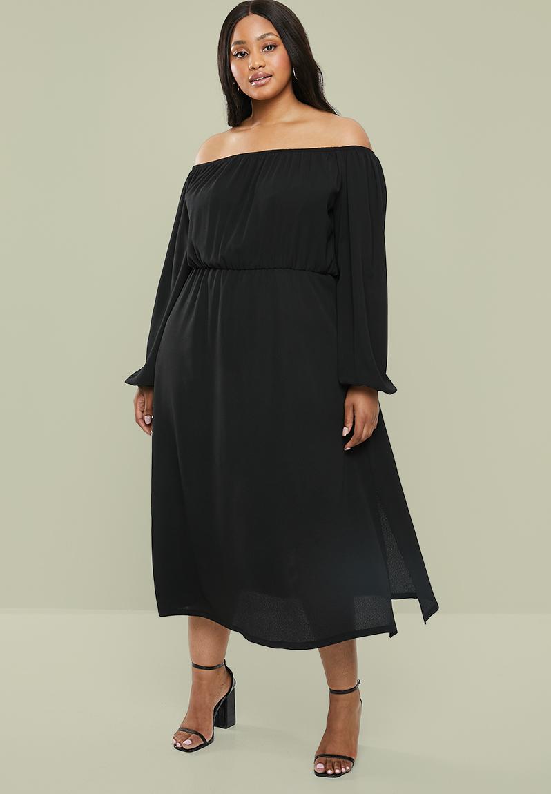 Off the shoulder maxi dress- black Superbalist Dresses | Superbalist.com