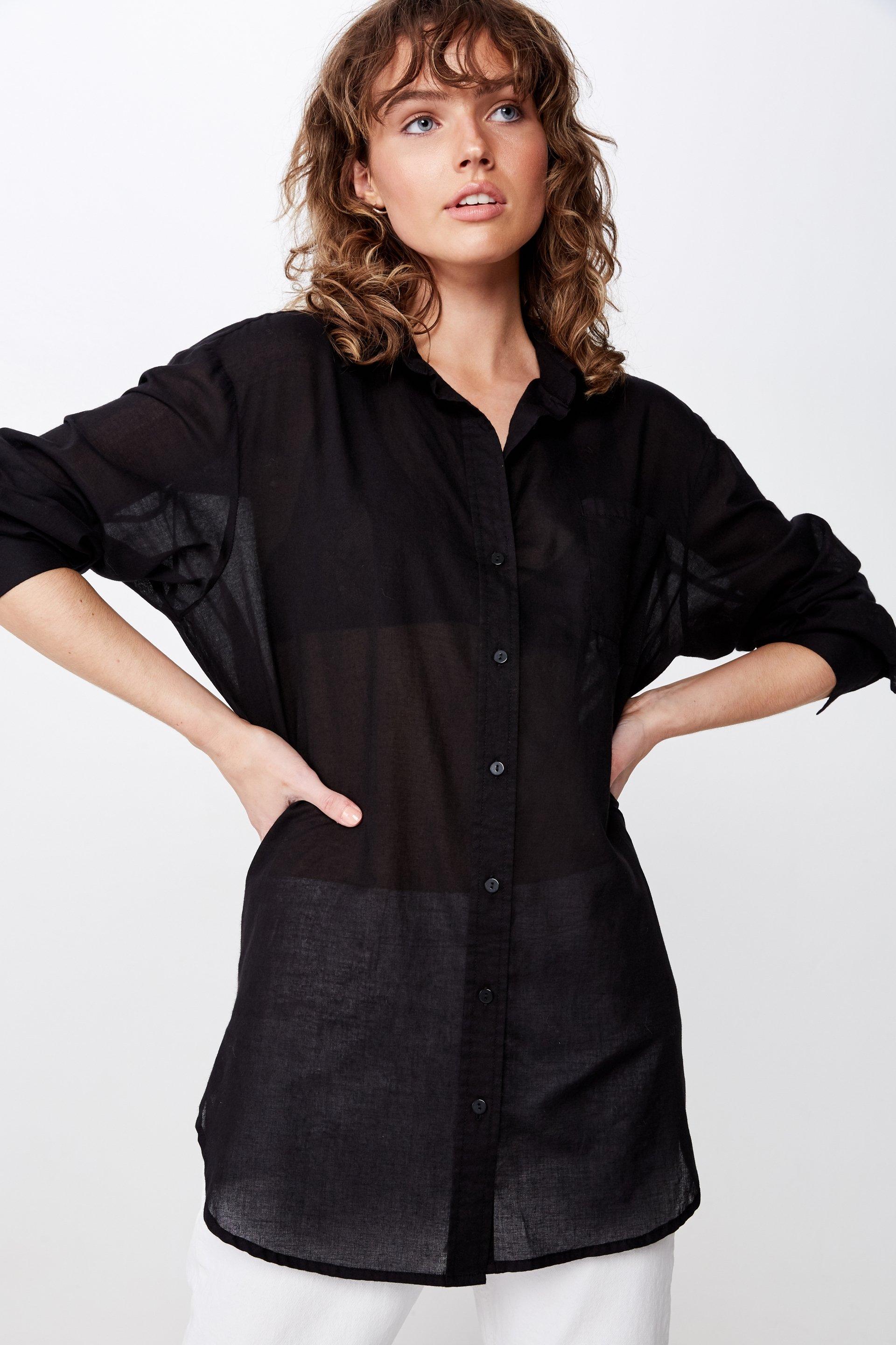 Savannah oversized resort shirt - black Cotton On Shirts | Superbalist.com