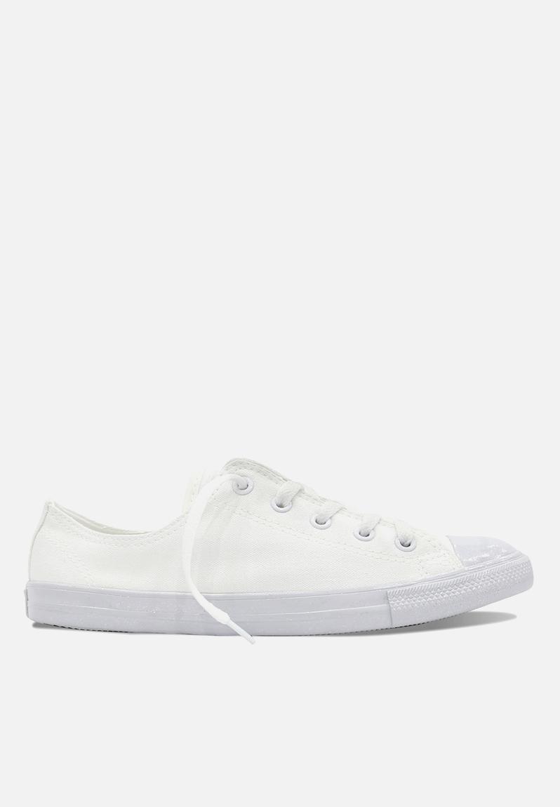 CTAS Dainty Gloss Glitter ox - 563475c - white / pure platinum Converse  Sneakers | Superbalist.com