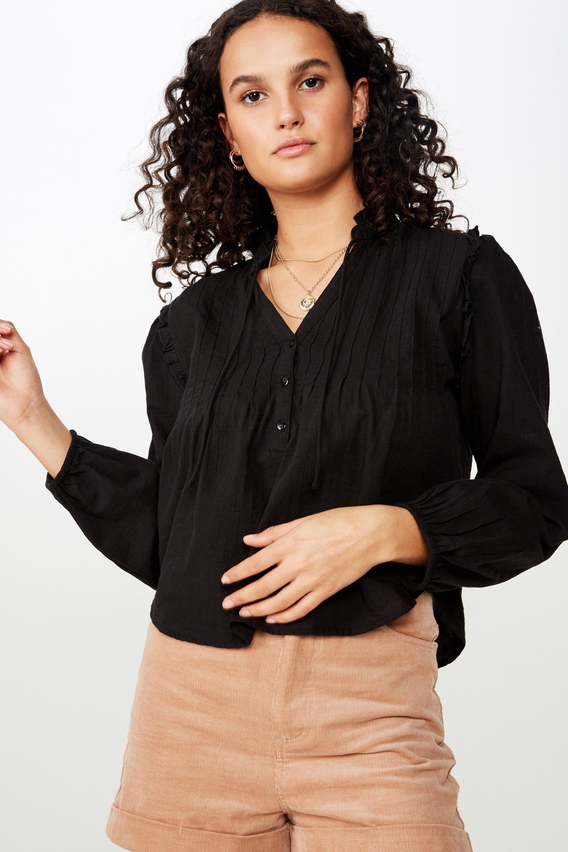 Casey blouson sleeve blouse - black Cotton On Blouses | Superbalist.com