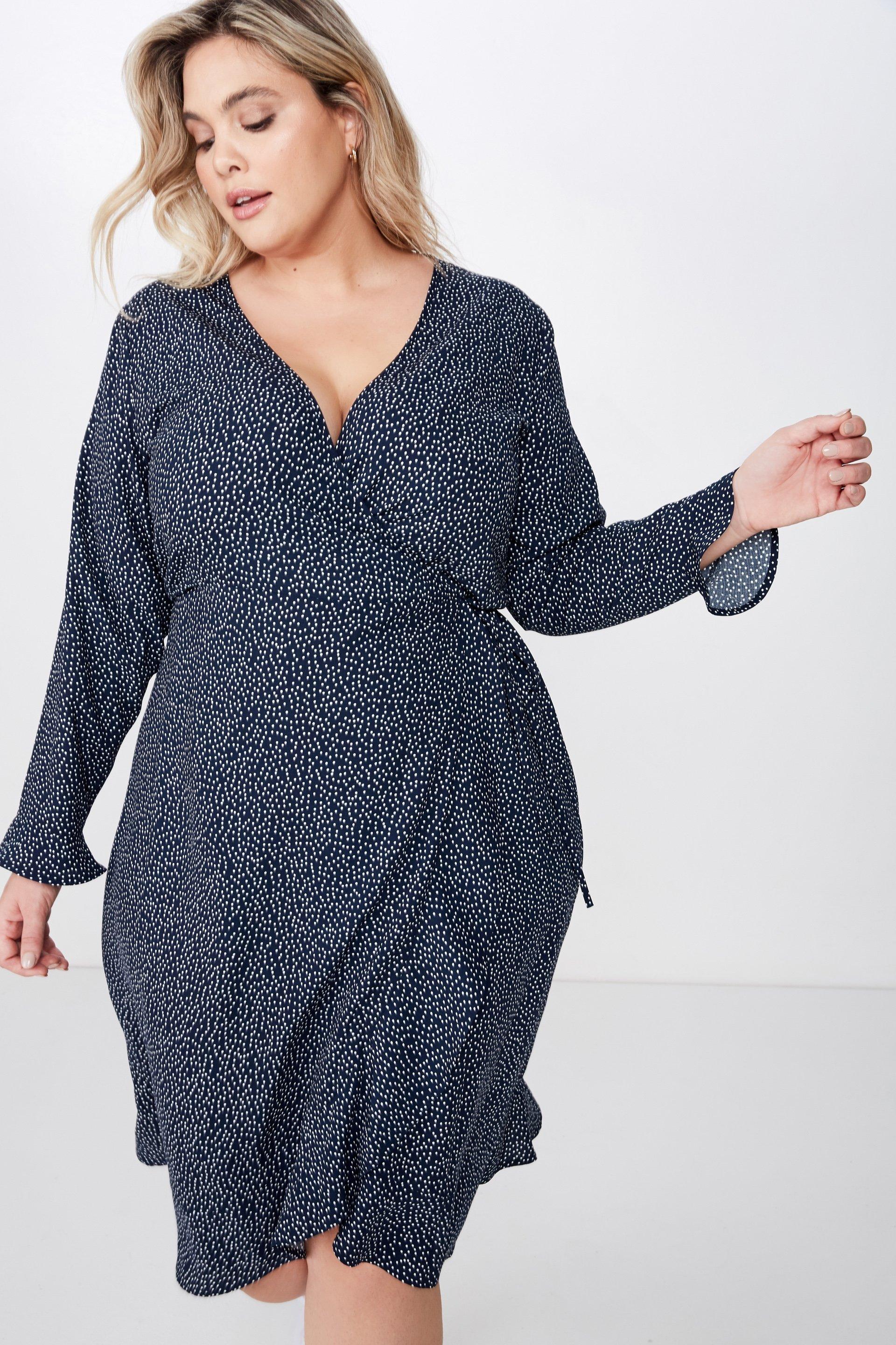 Curve woven willow wrap - navy Cotton On Dresses | Superbalist.com