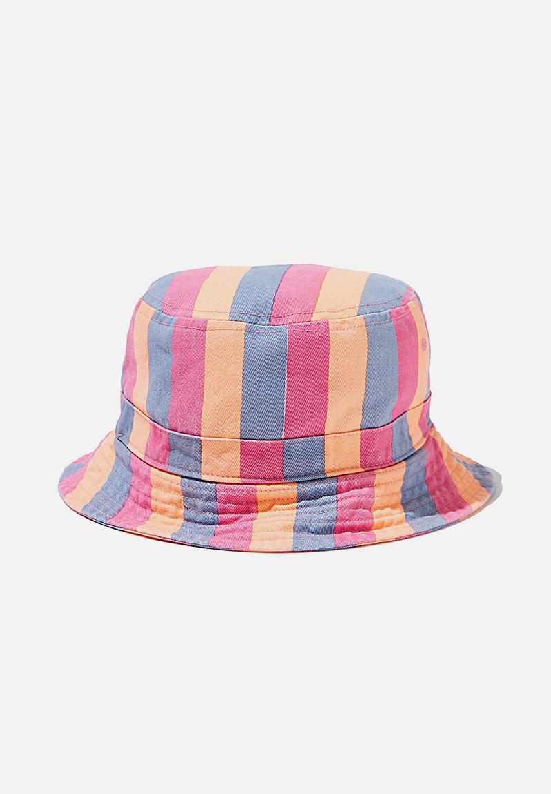 Kids bucket hat - rainbow stripe Cotton On Accessories | Superbalist.com