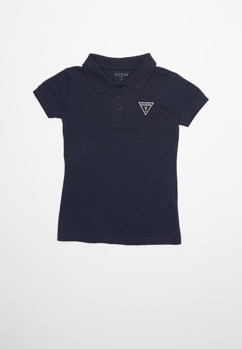 Classic guess polo - blue GUESS Tops | Superbalist.com