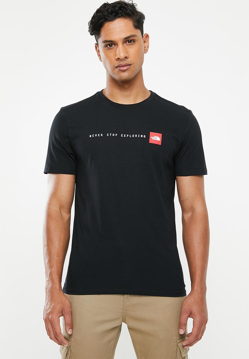 black north face t shirts