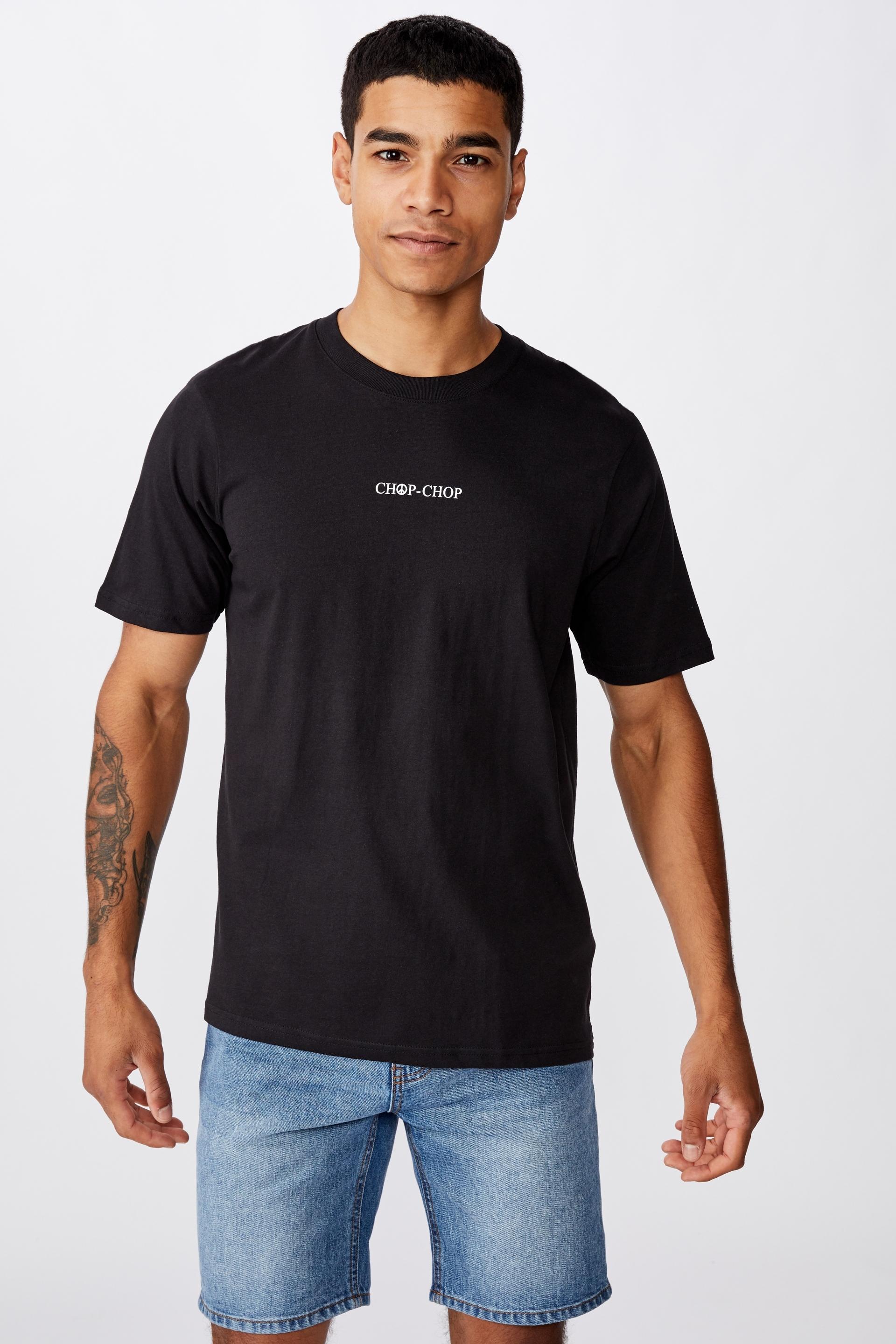 Chop chop t-bar souvenir T-shirt - black Cotton On T-Shirts & Vests ...