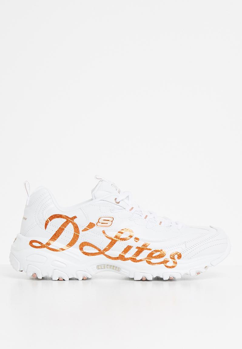 skechers d'lites 3 gold