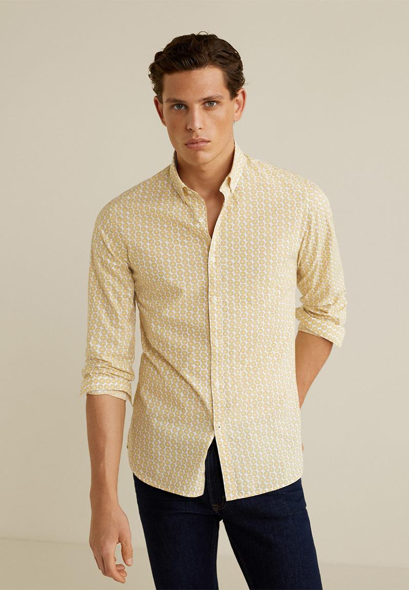 Java shirt - yellow MANGO Formal Shirts | Superbalist.com