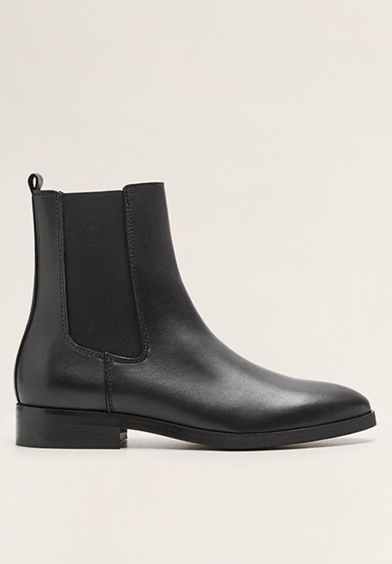 Staple leather chelsea boot - black MANGO Boots | Superbalist.com