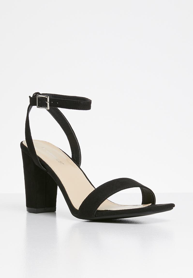 Stef barely-there heel - black Superbalist Heels | Superbalist.com