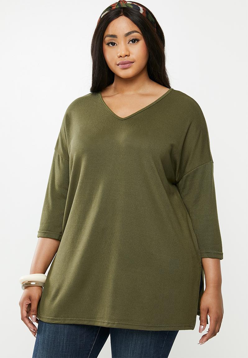 womens oversized vneck tshirt