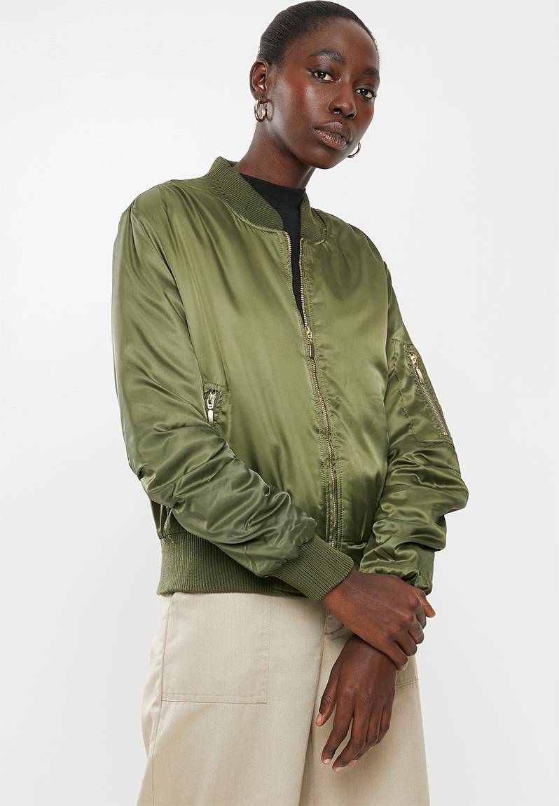 Bomber jacket - green STYLE REPUBLIC Jackets | Superbalist.com