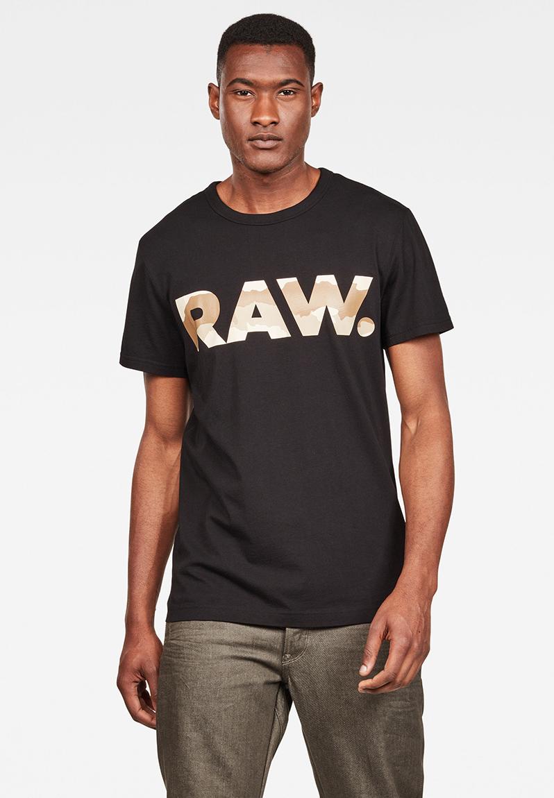 Graphic 6 r short sleeve tee - black1 G-Star RAW T-Shirts & Vests | Superbalist.com