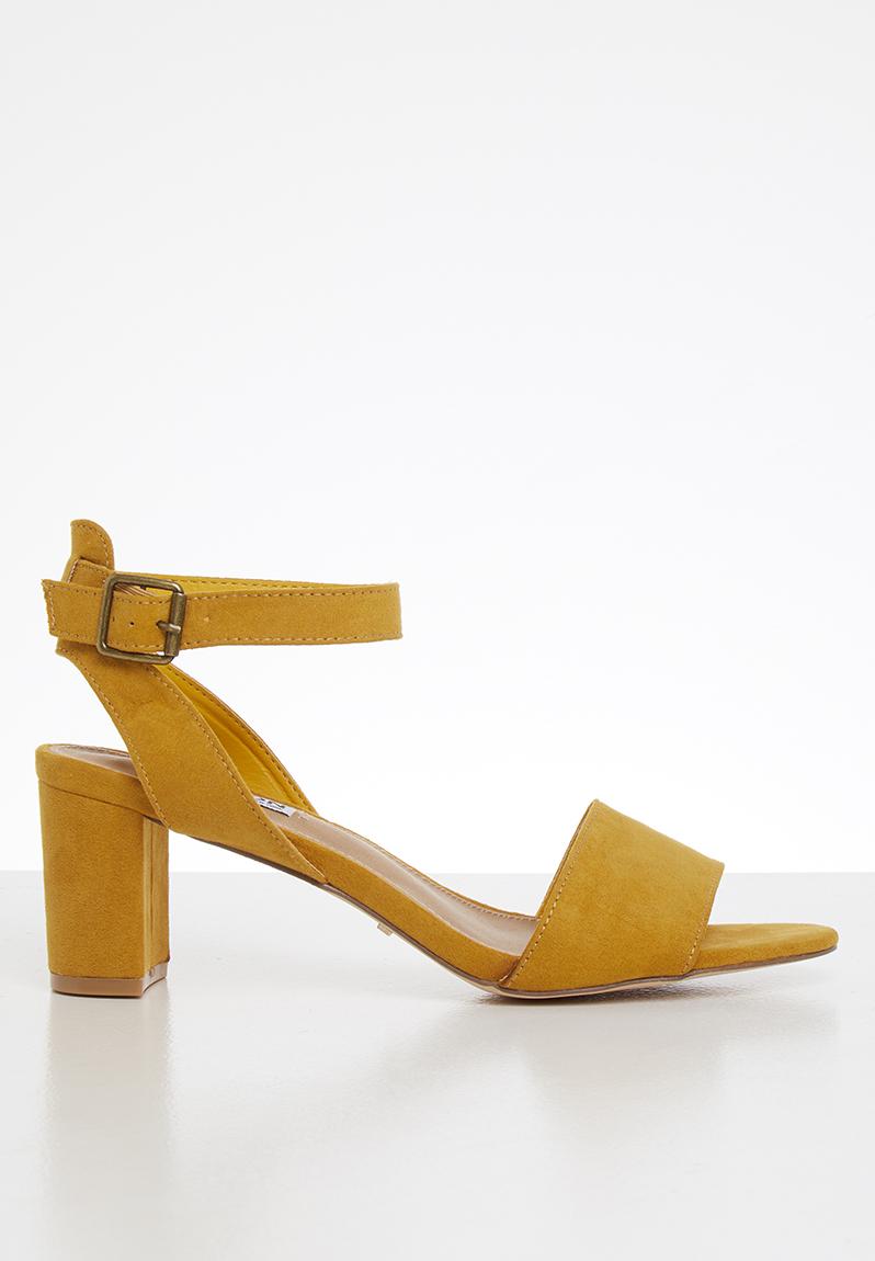 Ava block heel - mustard yellow Madison® Heels | Superbalist.com