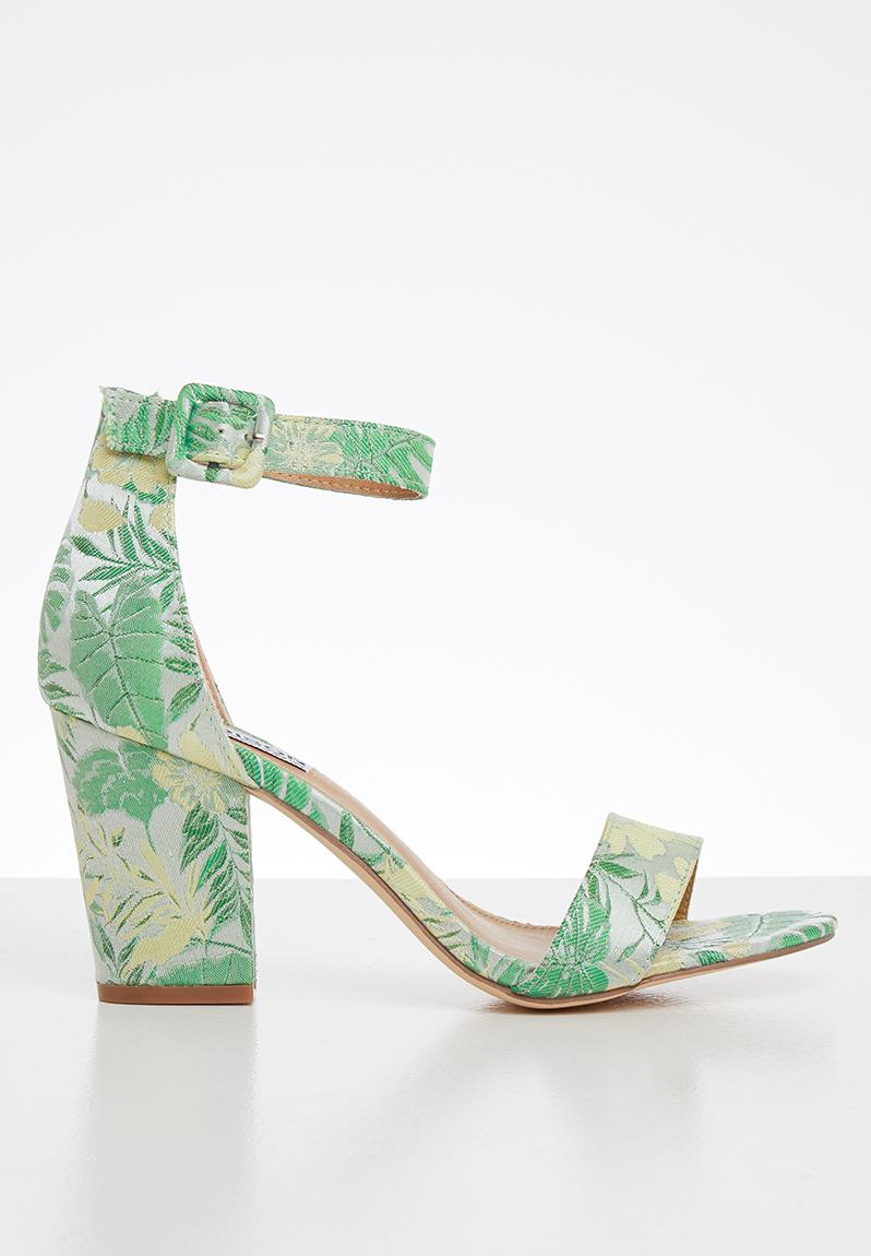 block heels green
