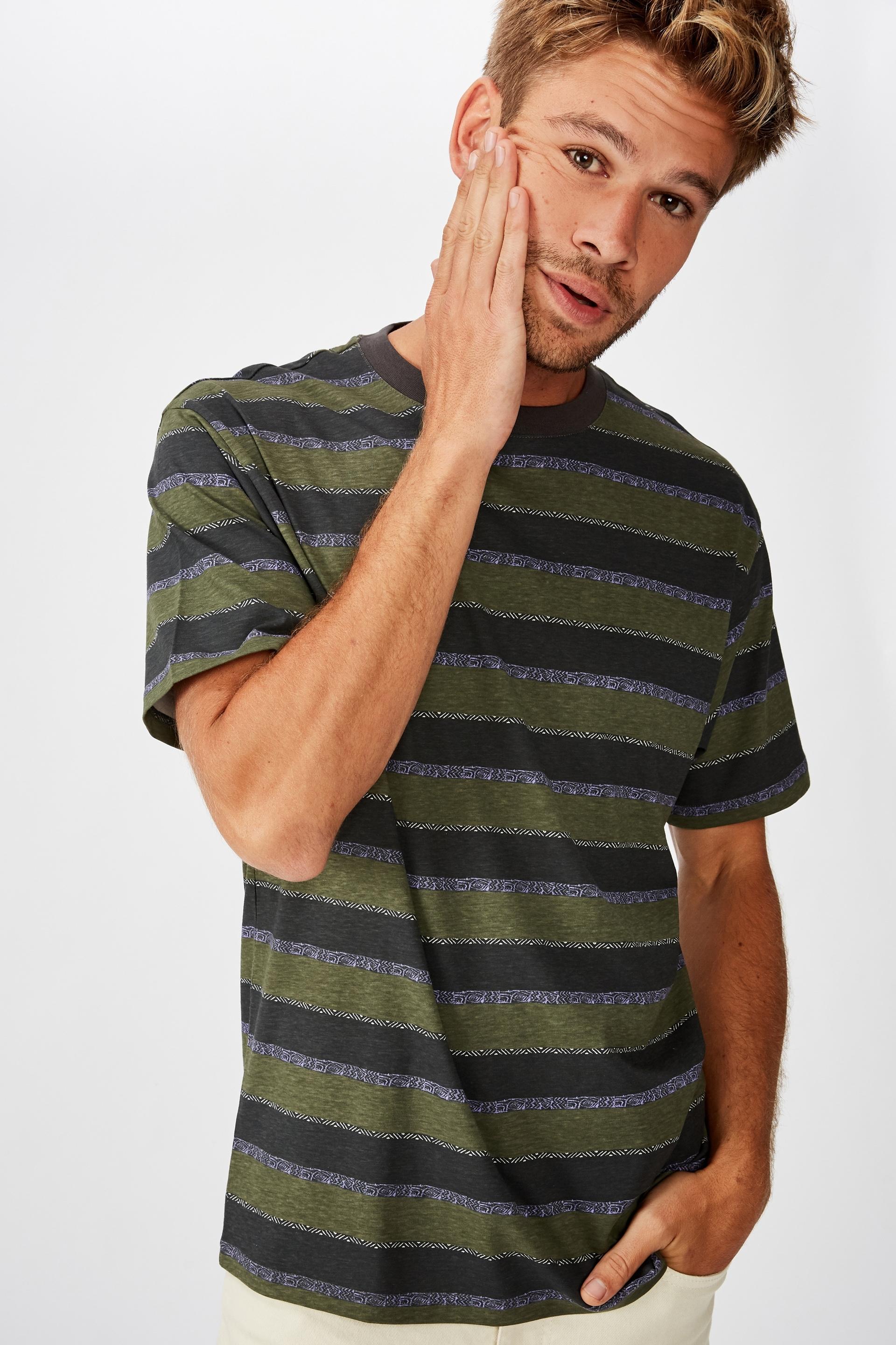 Retro wide stripe dylan tee - multi Cotton On T-Shirts & Vests ...