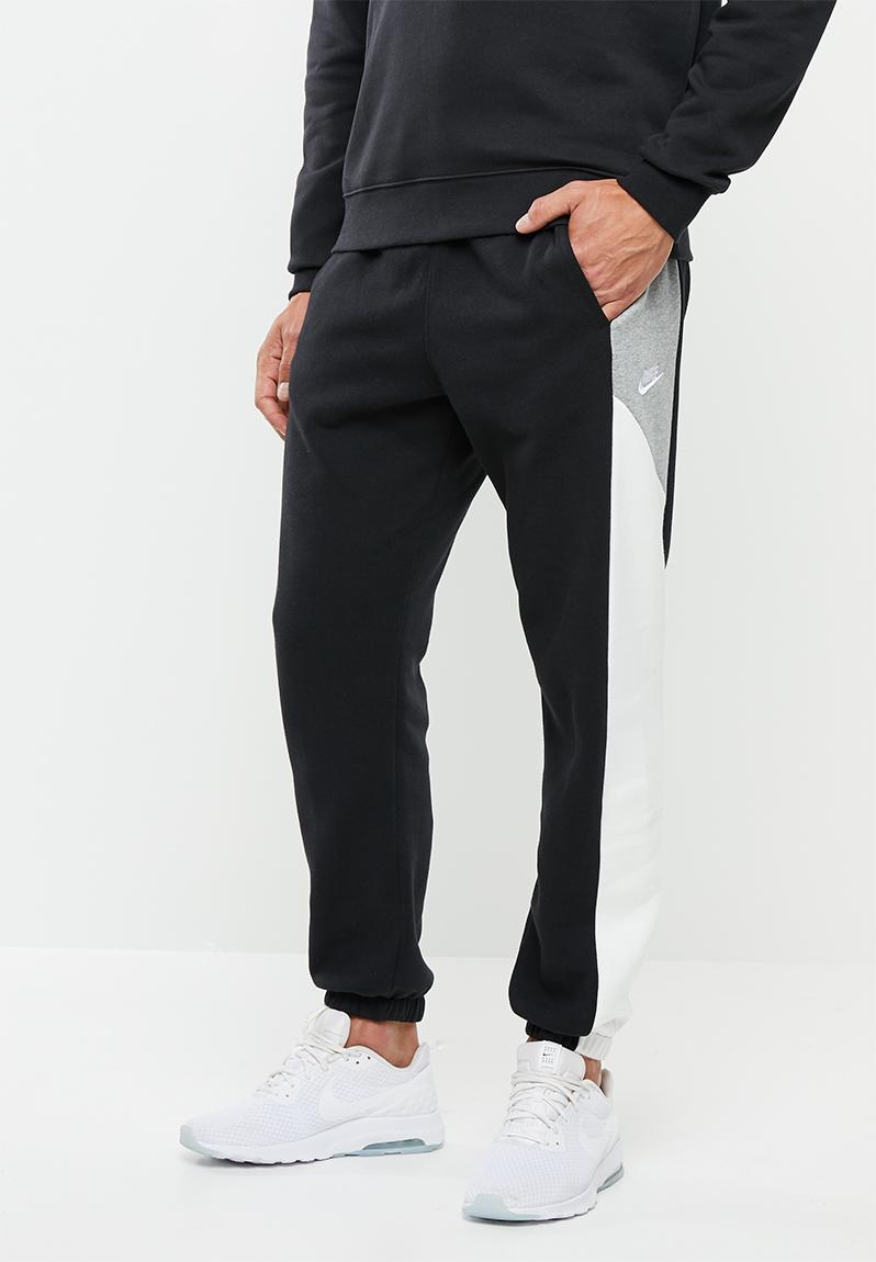 Nsw cf cb pants - black/sail/dk grey heather/white Nike Sweatpants ...