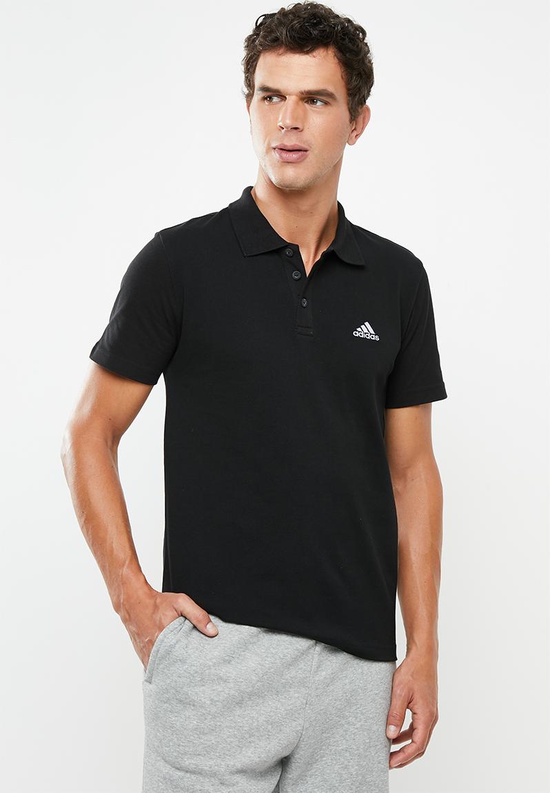 Adi short sleeve polo - black adidas Performance T-Shirts | Superbalist.com
