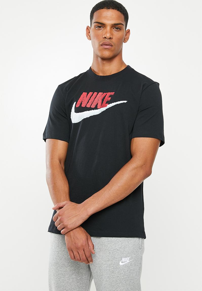 Nsw brand mark tee - black Nike T-Shirts | Superbalist.com