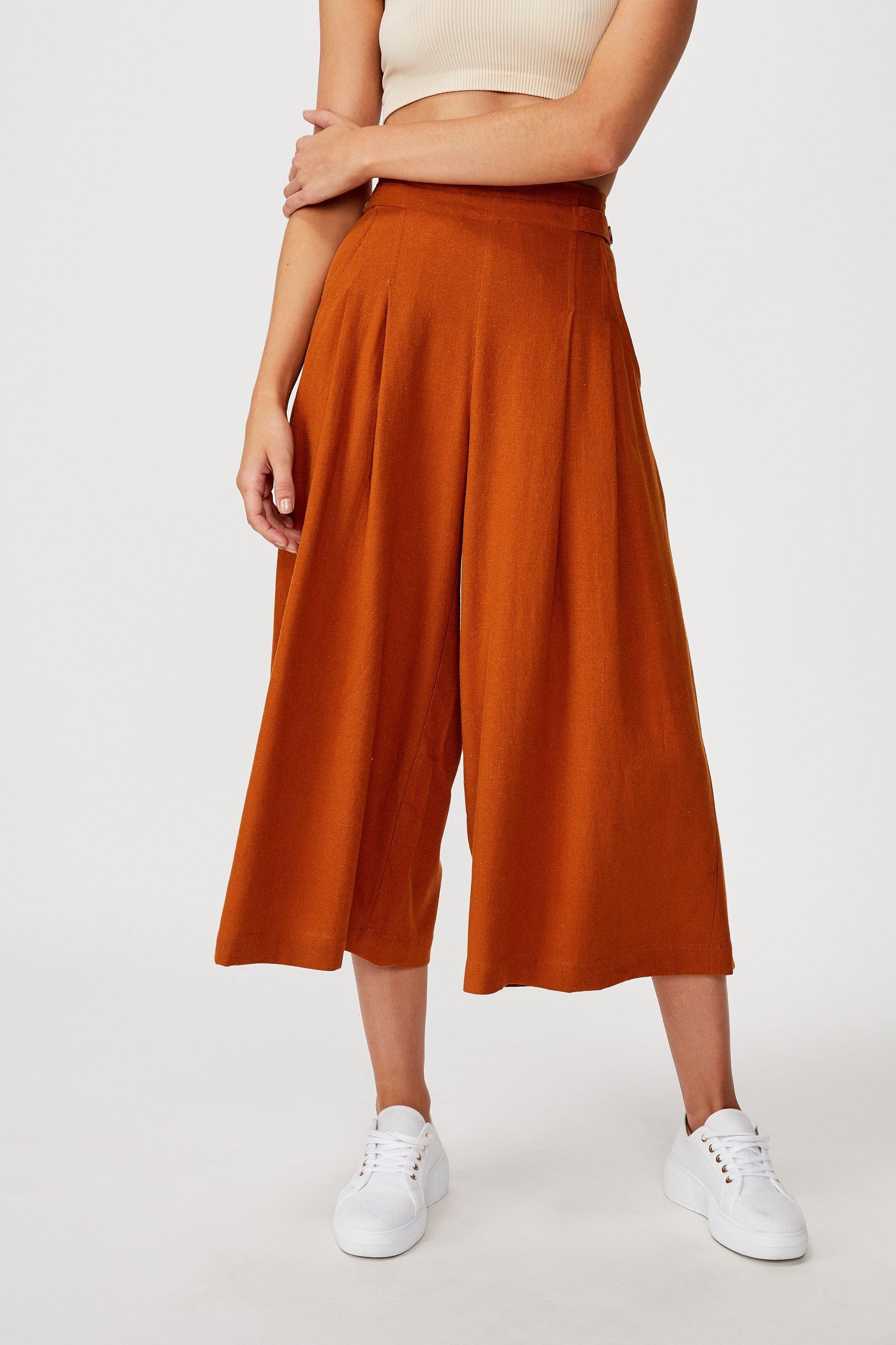 Luna button culotte - glazed ginger Cotton On Trousers | Superbalist.com