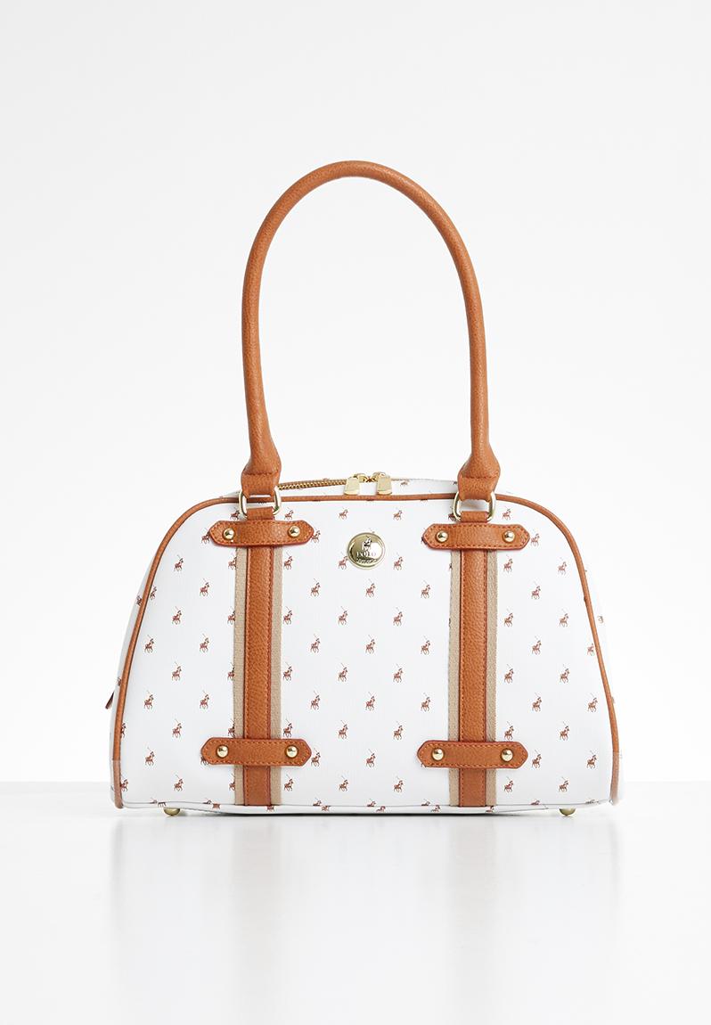 white polo purse