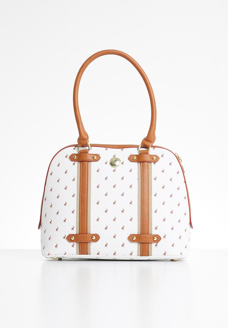 white polo purse