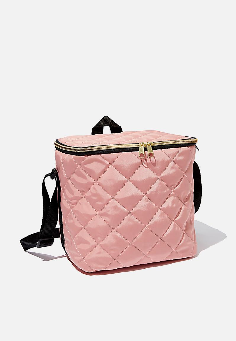 Tall cooler bag - dusty rose quilted Typo Entertain | Superbalist.com