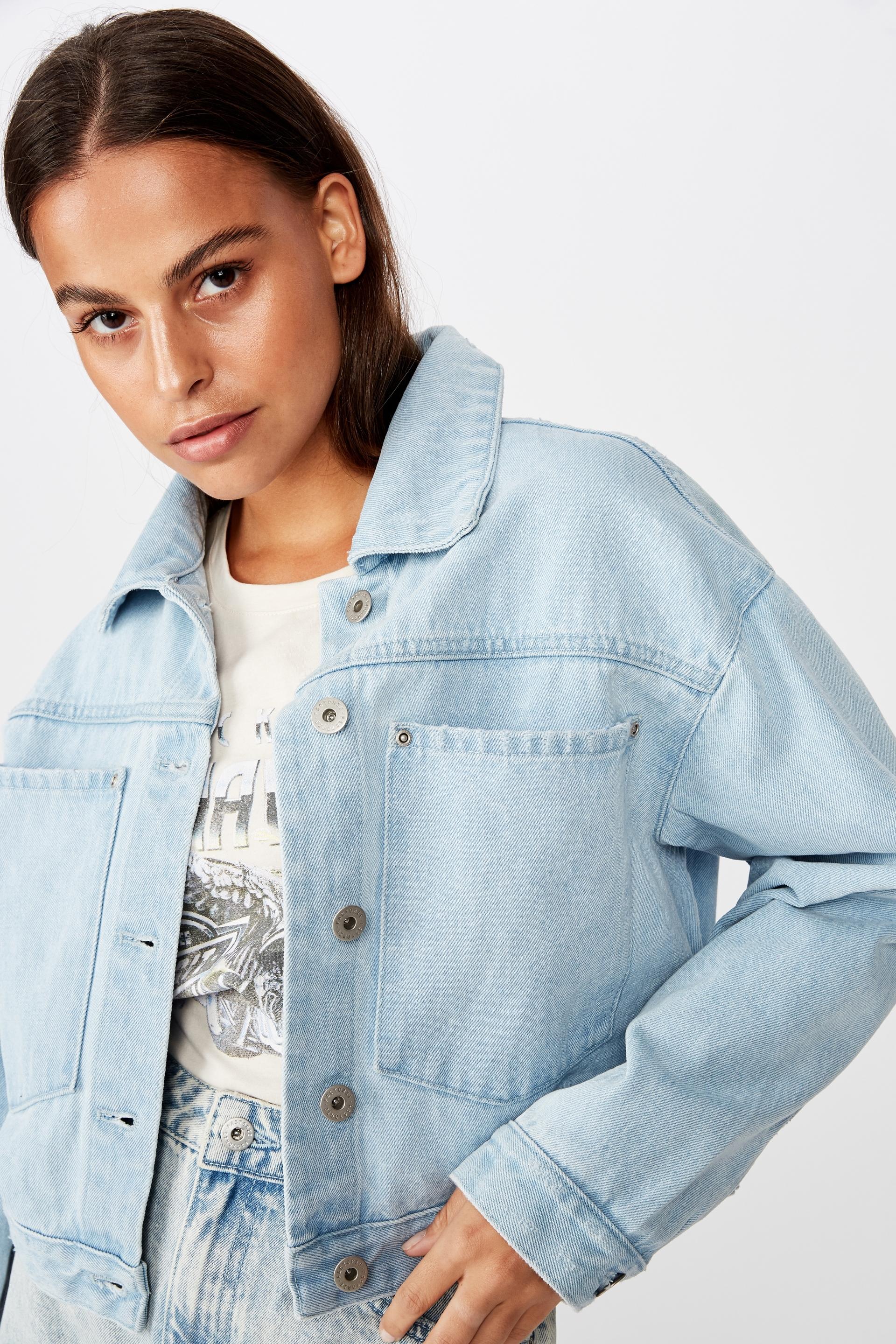 Patch pocket denim jacket - blue1 Factorie Jackets | Superbalist.com