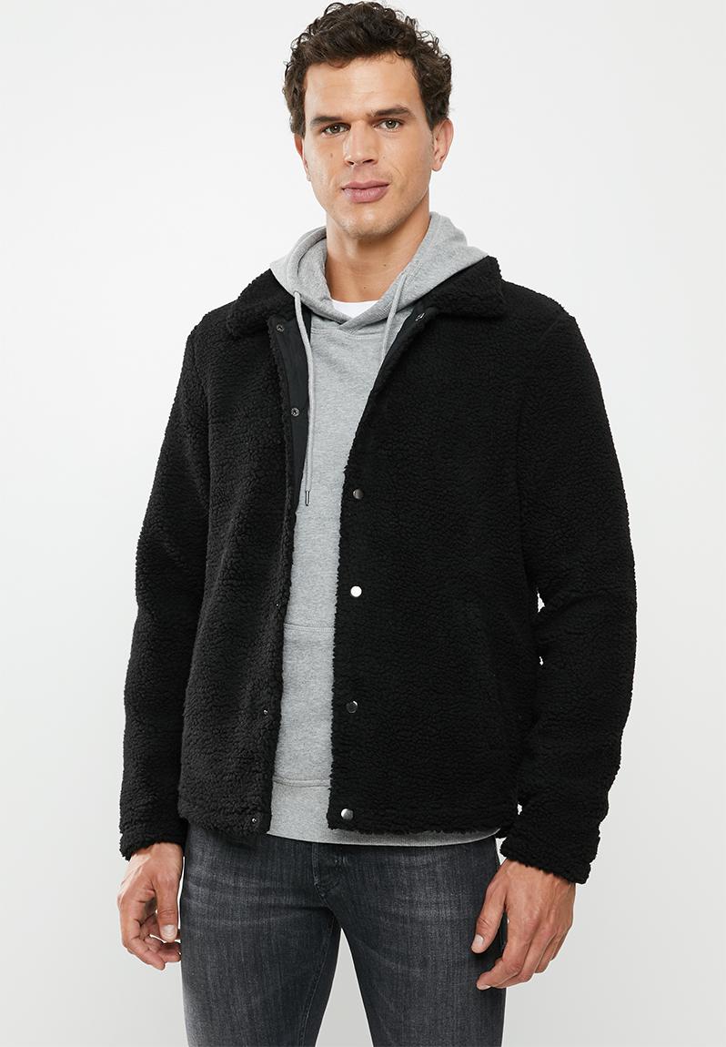 Todd coach sweat jacket - black Only & Sons Jackets | Superbalist.com