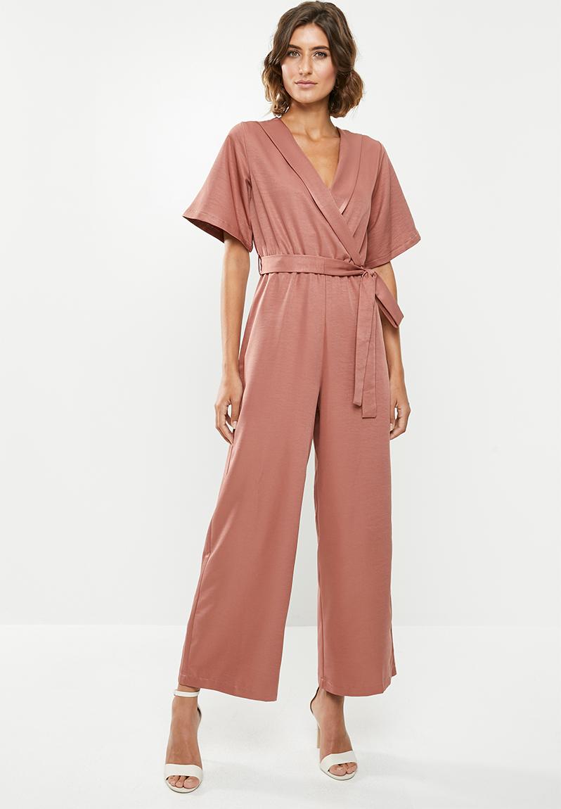 Wrap jumpsuit - Dusty pink edit Jumpsuits & Playsuits | Superbalist.com