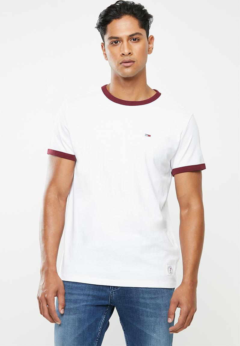 white tommy hilfiger t shirts